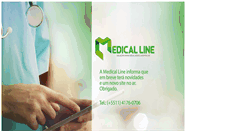 Desktop Screenshot of medicalline.com.br