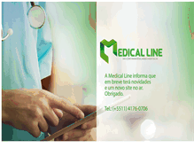 Tablet Screenshot of medicalline.com.br